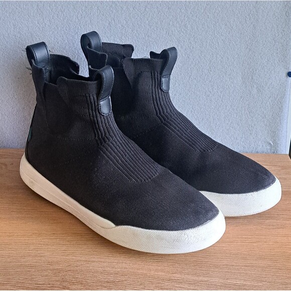 Vessi Men’s Weekend Chelsea Boot Black Size 11 Waterproof Slip-On Sneakers Shoes - Picture 1 of 12